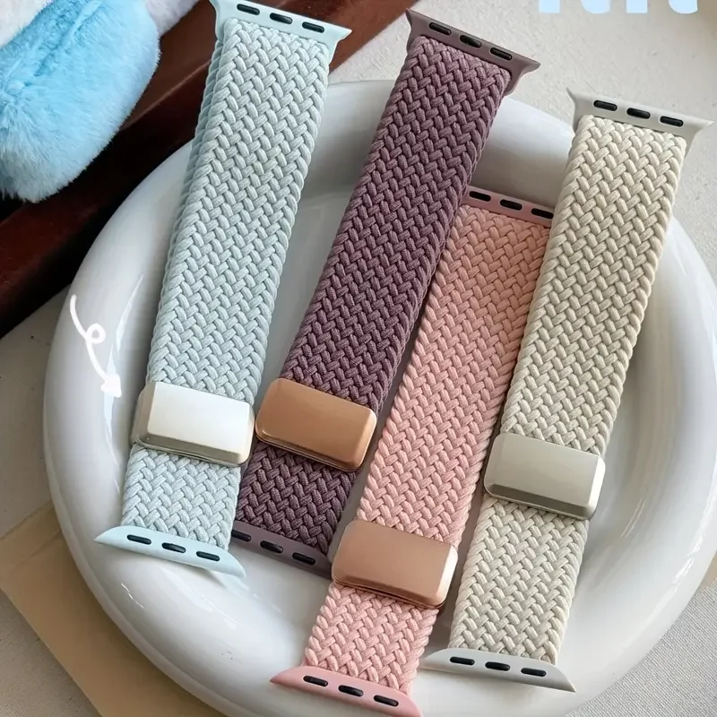 Milanese Loop Magnetic - Nylon Braided Loop Strap For Apple