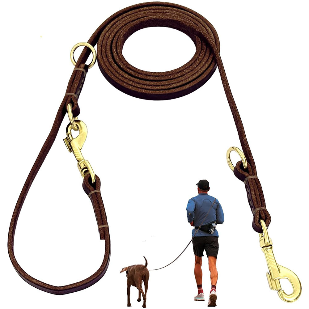 Leather Strap Quick Release - Multi Function Leather Dog Leads Hands