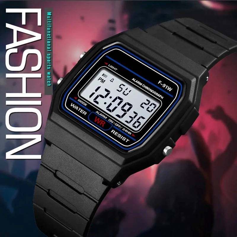 Silicone Band Women - Sport LED Digital Watches for Men