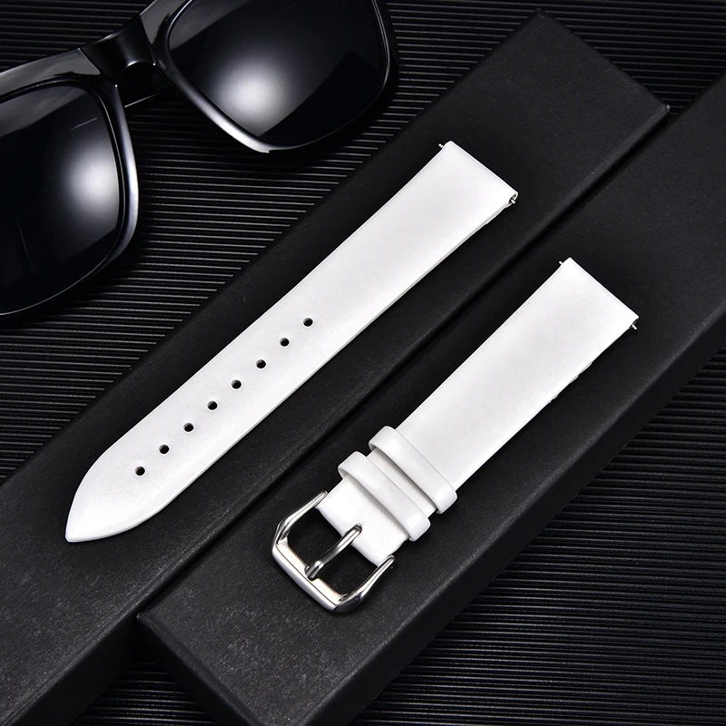 Suede Strap Watch - Ultra-thin Calfskin Leather Watchbands Men Women