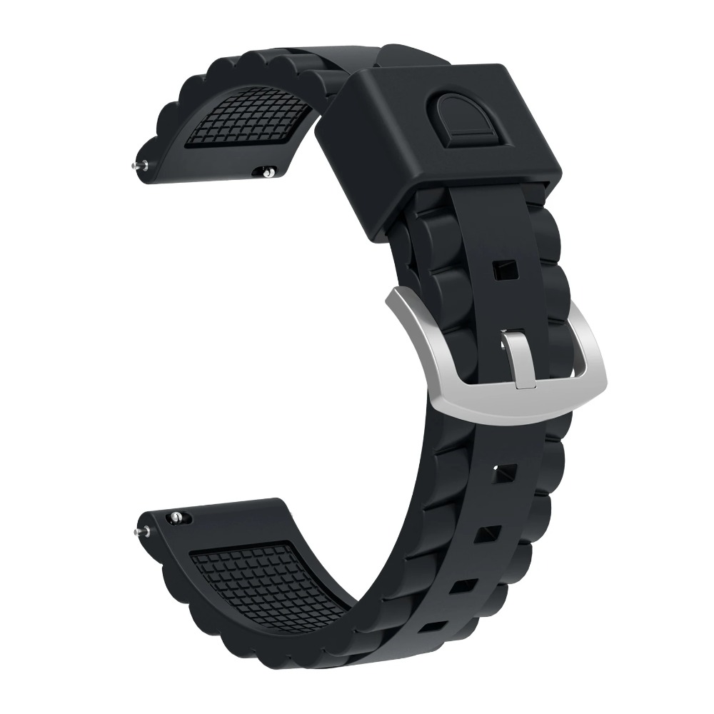 Soft Silicone Strap For 20mm 2 - đánh giá và giá Silicone Watch Band 22Mm