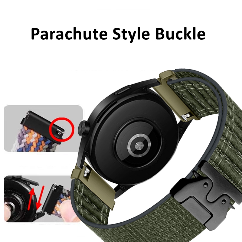Wave Nylon Loop for Garmin Ven - đánh giá và giá Parachute Strap Elastic