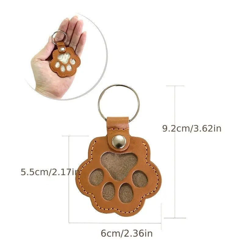 Dog Hair Collector Keychain Le - đánh giá và giá Leather Strap Quick Release