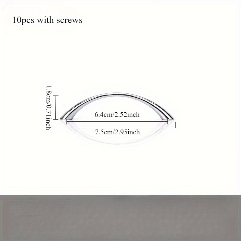 10pcs Zinc Alloy Curved Handle - đánh giá và giá Curved Spring Bar