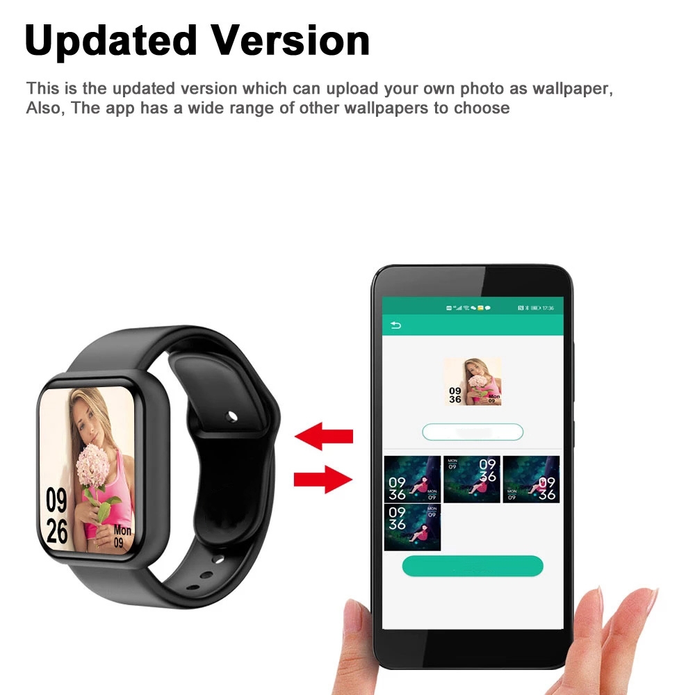 Smart Watch For Men Women Spor - đánh giá và giá Silicone Band Women
