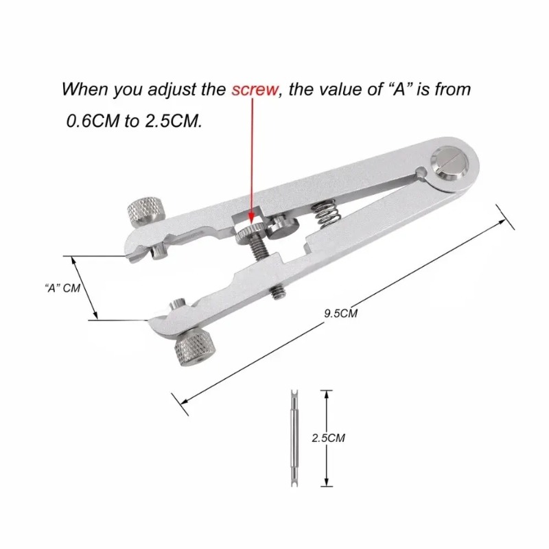 Aluminum Alloy Watch Band Remo - đánh giá và giá Spring Bar Tool Set