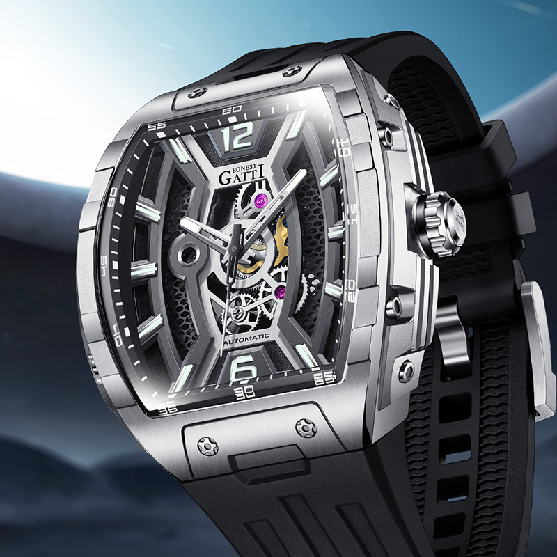 BONEST GATTI Germany Automatic - đánh giá và giá Rubber Strap Diver