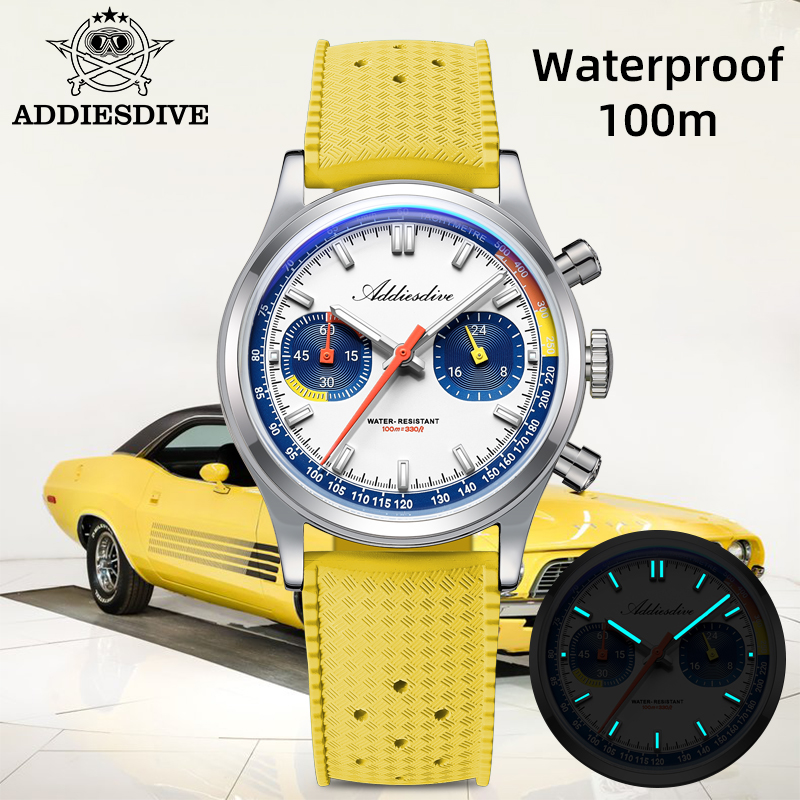 ADDIESDIVE Fashion Men's Quart - đánh giá và giá Rubber Strap Diver