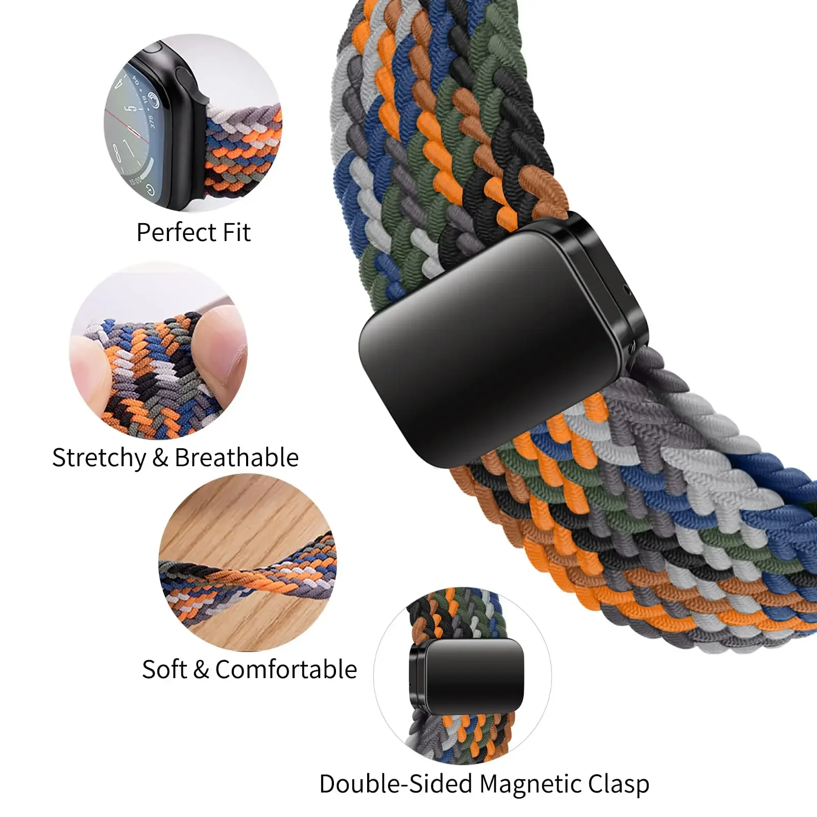 Nylon Braided Loop Strap For A - đánh giá và giá Milanese Loop Magnetic