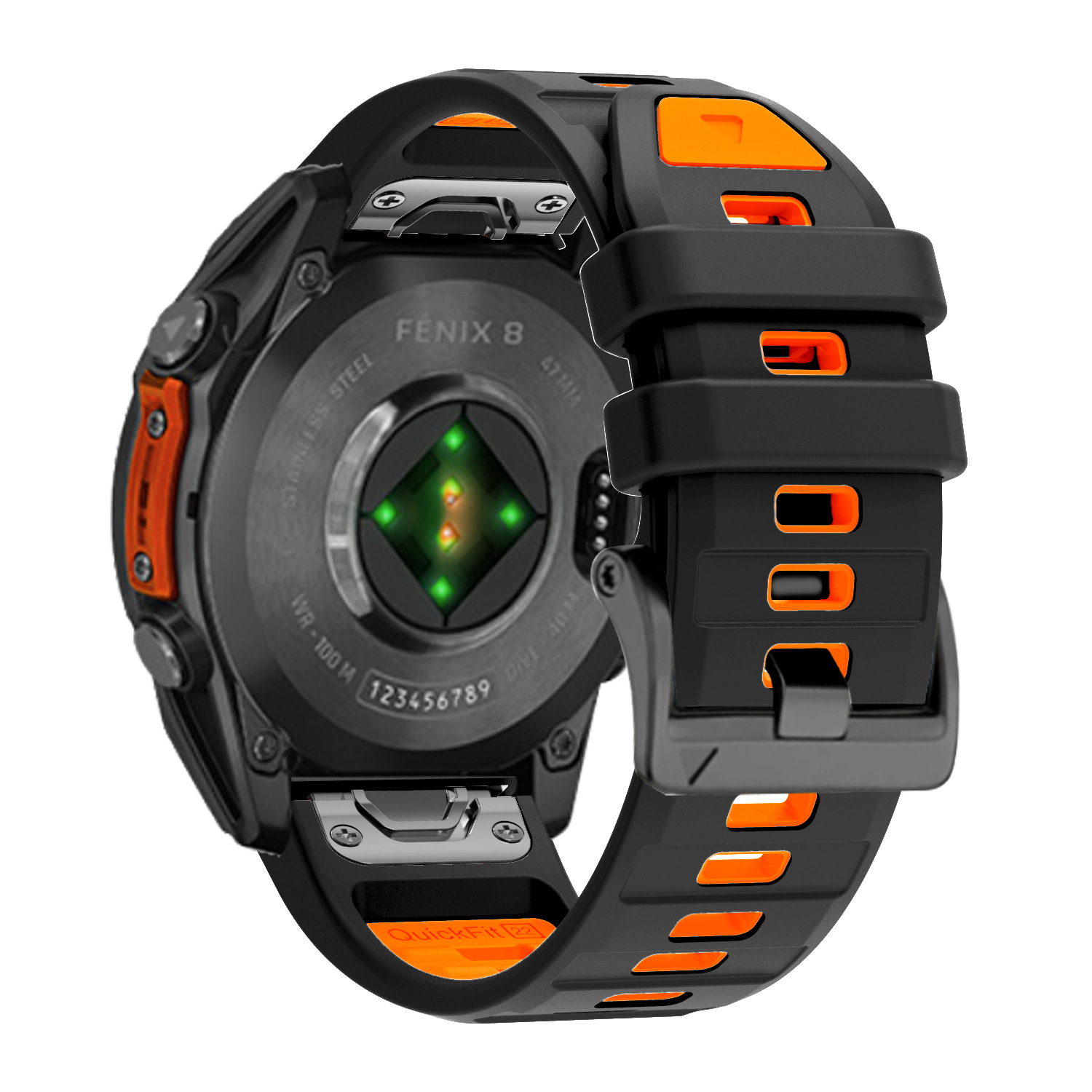 QuickFit 26mm 22mm Silicone Wa - đánh giá và giá Silicone Watch Band 22Mm
