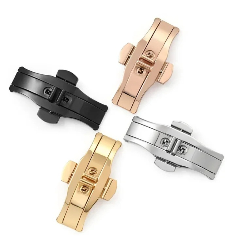 Polished Stainless Steel Buckl - đánh giá và giá Butterfly Clasp Deployant