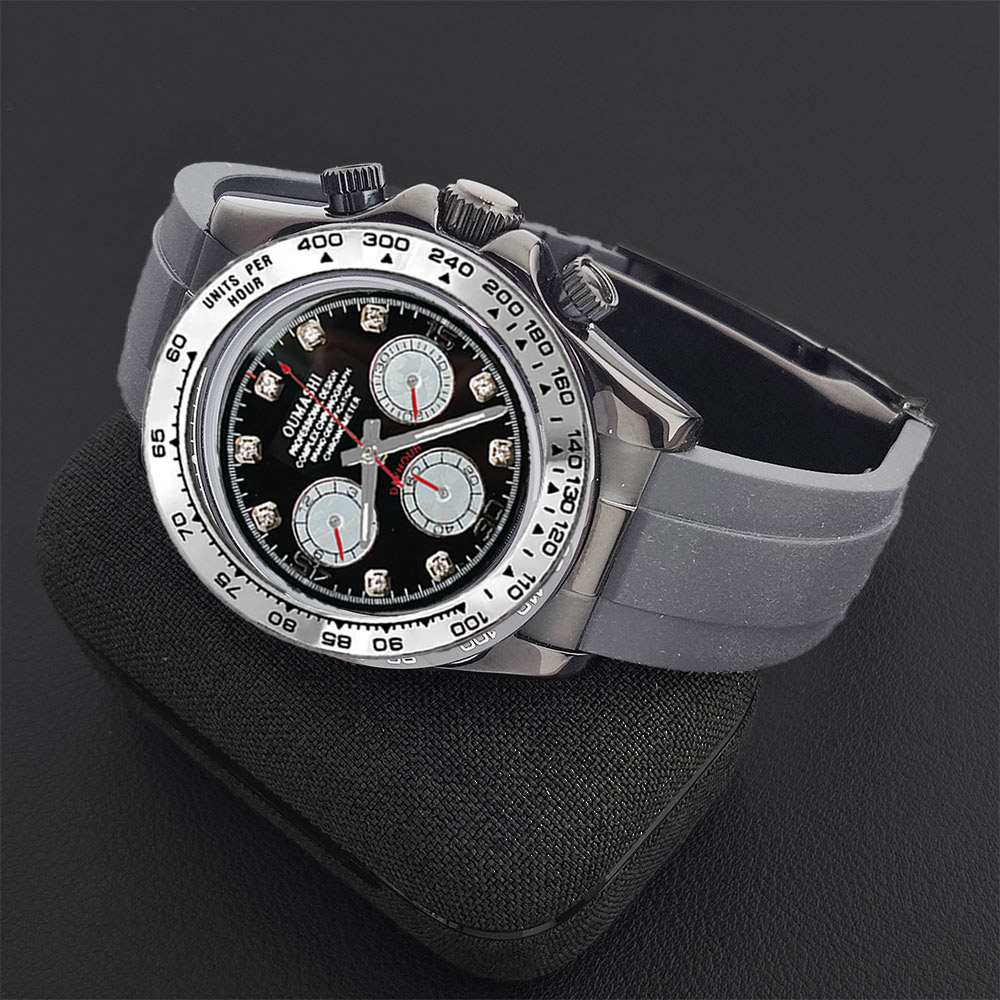 Luxury VK63 WATCH 39.3mm quart - đánh giá và giá Stainless Bracelet Diver