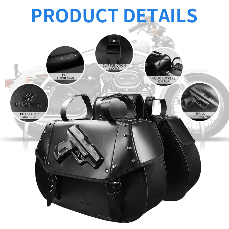 34L Universal Motorcycle PU Le - đánh giá và giá Leather Strap Quick Release