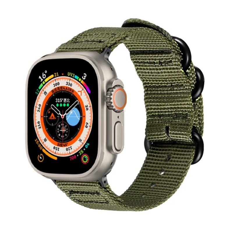 Nylon Canvas Strap For Apple W - đánh giá và giá Canvas Strap Watch
