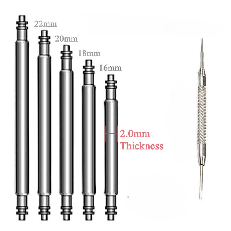 15pcs Watch Band Pin 2.0mm Dia - đánh giá và giá Spring Bar Tool Set