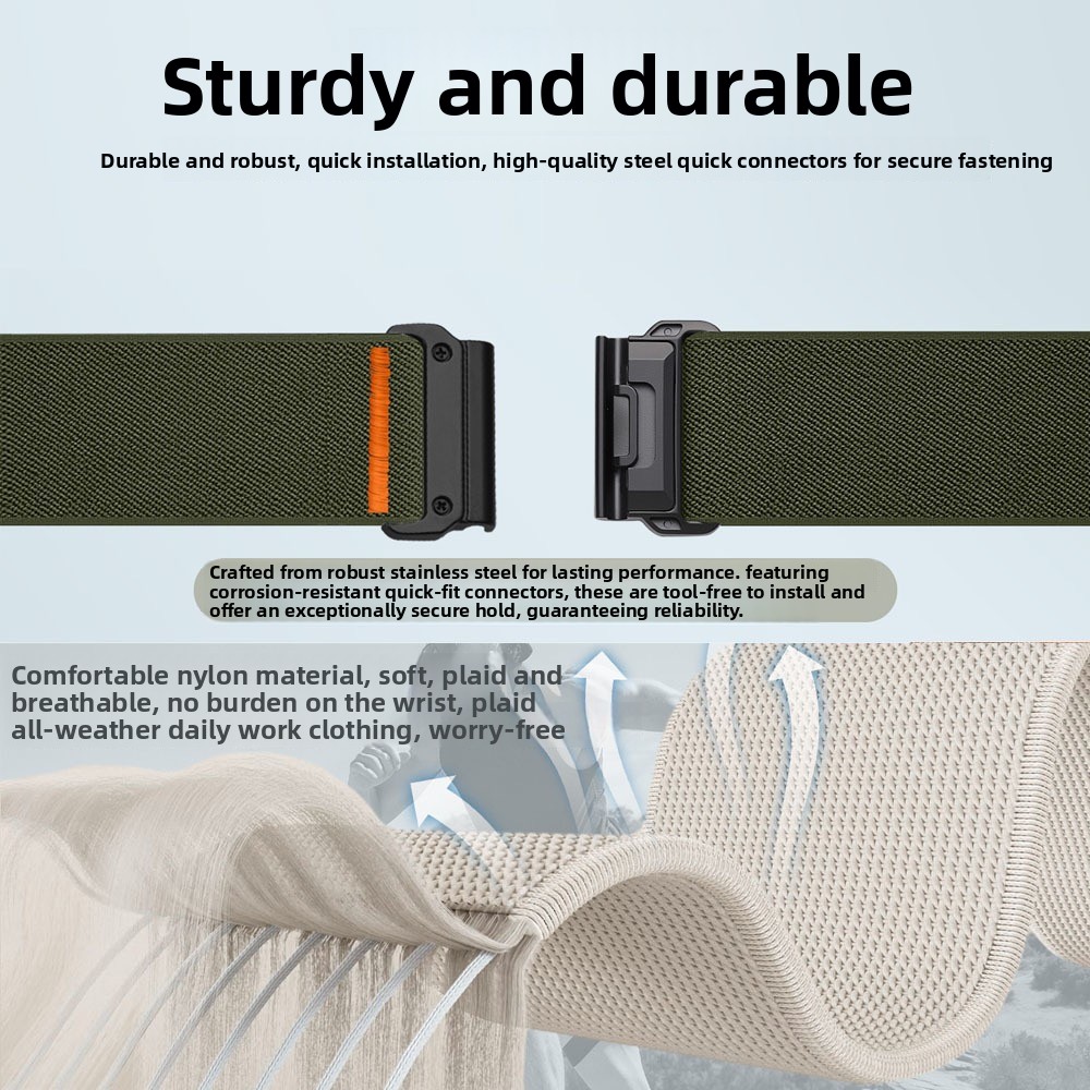 26 22mm Nylon Elastic Strap Fo - đánh giá và giá Parachute Strap Elastic