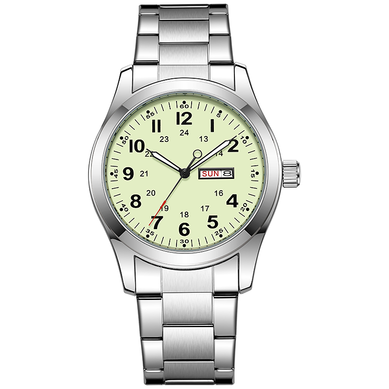 2026 Men's 42mm Watch Glow in  - đánh giá và giá Canvas Strap Watch