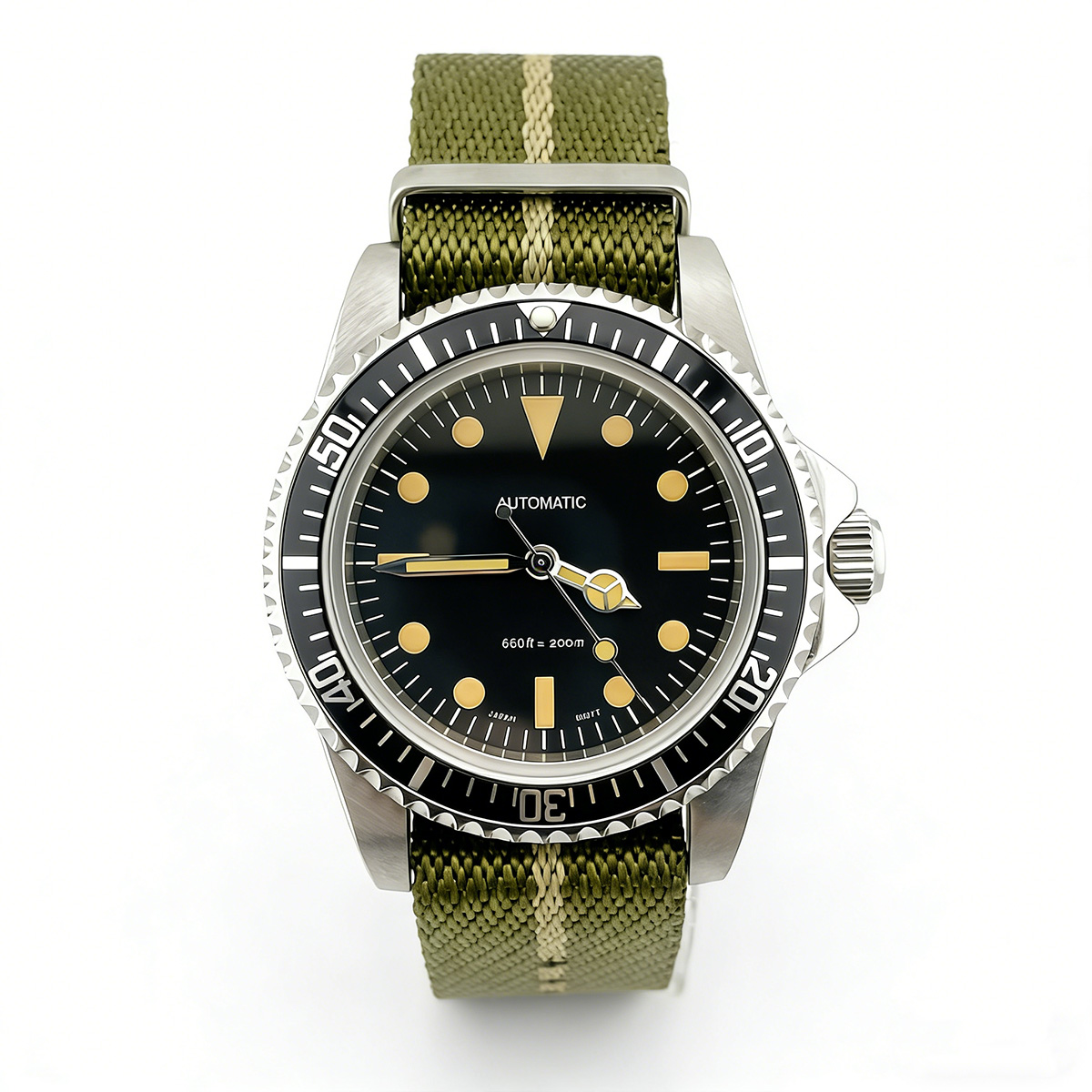 39.5mm Diver Retro watch sapph - đánh giá và giá Tropic Strap Vintage